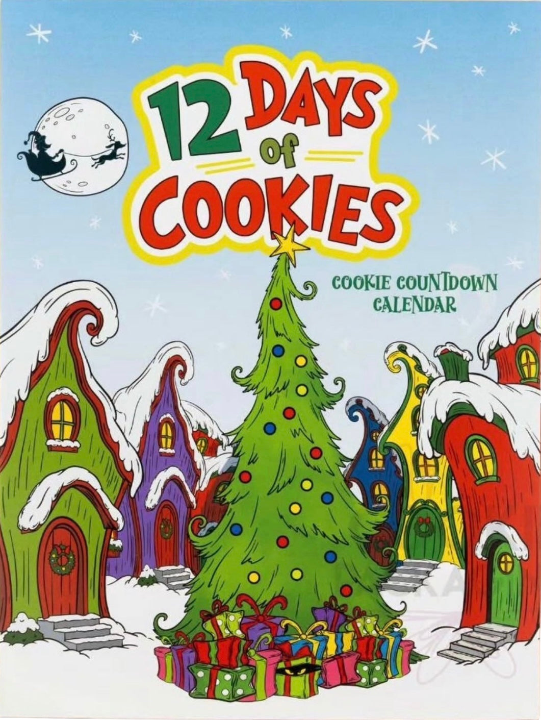12 Day Cookie Advent Calendar Pre-Order, PAY IN FULL TODAY