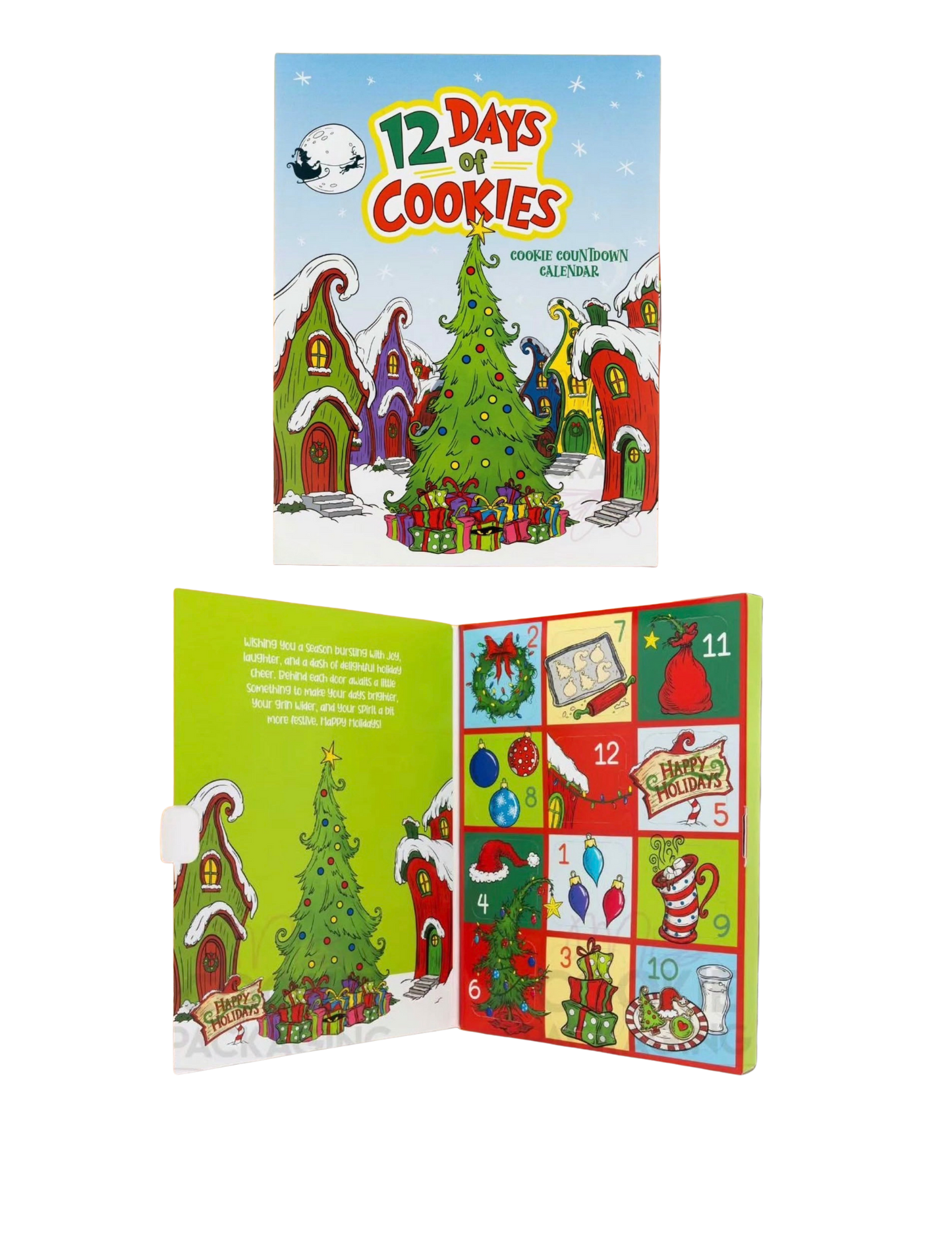 12 Day Cookie Advent Calendar Pre-Order, PAY IN FULL TODAY